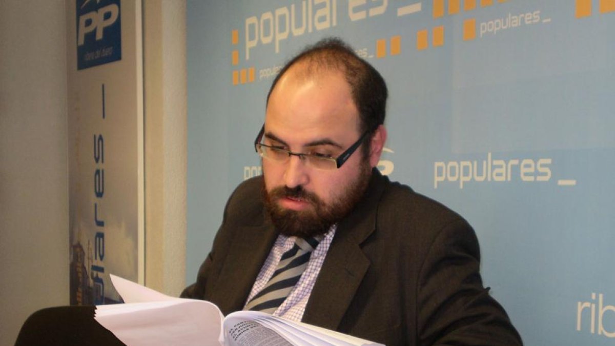 El concejal de Hacienda en el Ayuntamiento de Aranda de Duero, Máximo López Vilaboa.-L.V.