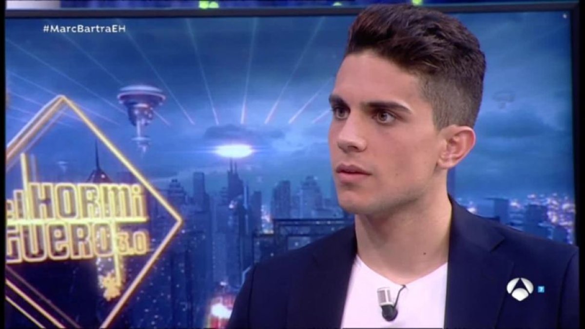 Marc Bartra, en 'El hormiguero'.-ATRESMEDIA