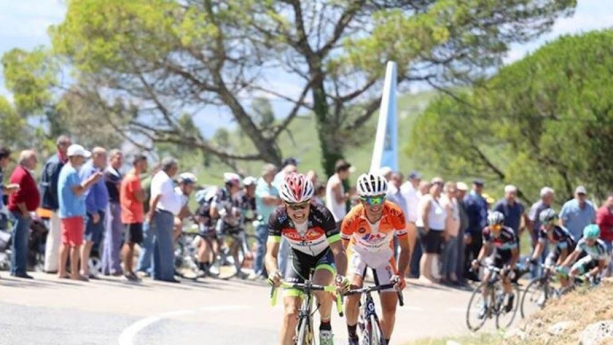 Igor Merino durante un carrera de la pasada campaña.-