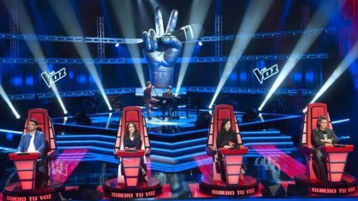 Audiciones a ciegas del concurso de Tele 5 'La voz'.-Foto: MEDIASET