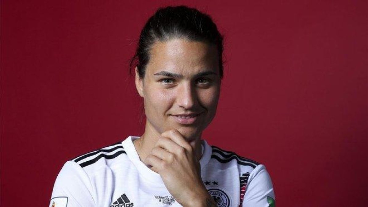 Dzsenifer Marozsan, estrella de la selección de Alemania en el Mundial femenino.-
