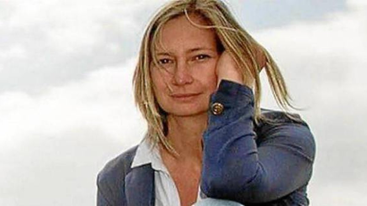 La polémica reportera Petra Laszlo.-