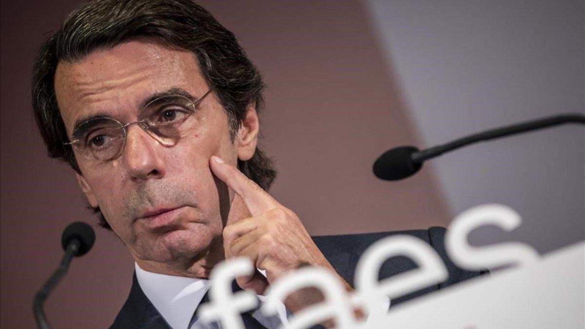 Aznar, en el foro FAES Valencia-MIGUEL LORENZO