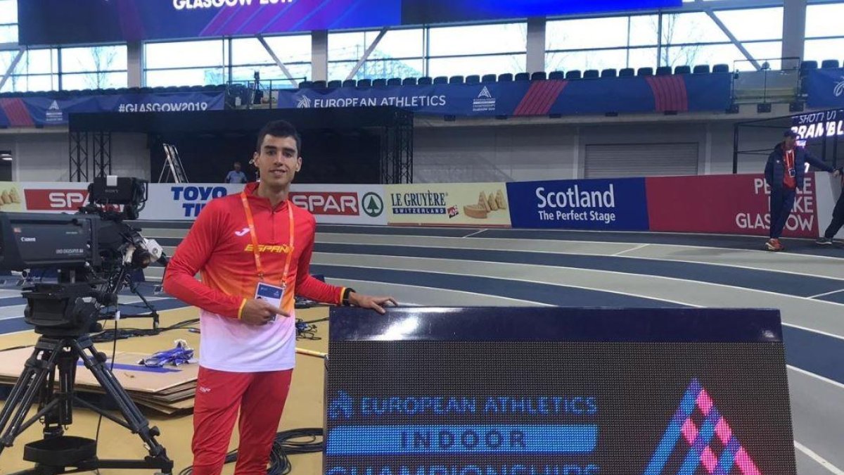 Jesús Gómez dejó bien alto el pabellón burgalés en su debut en una gran cita internacional-ECB