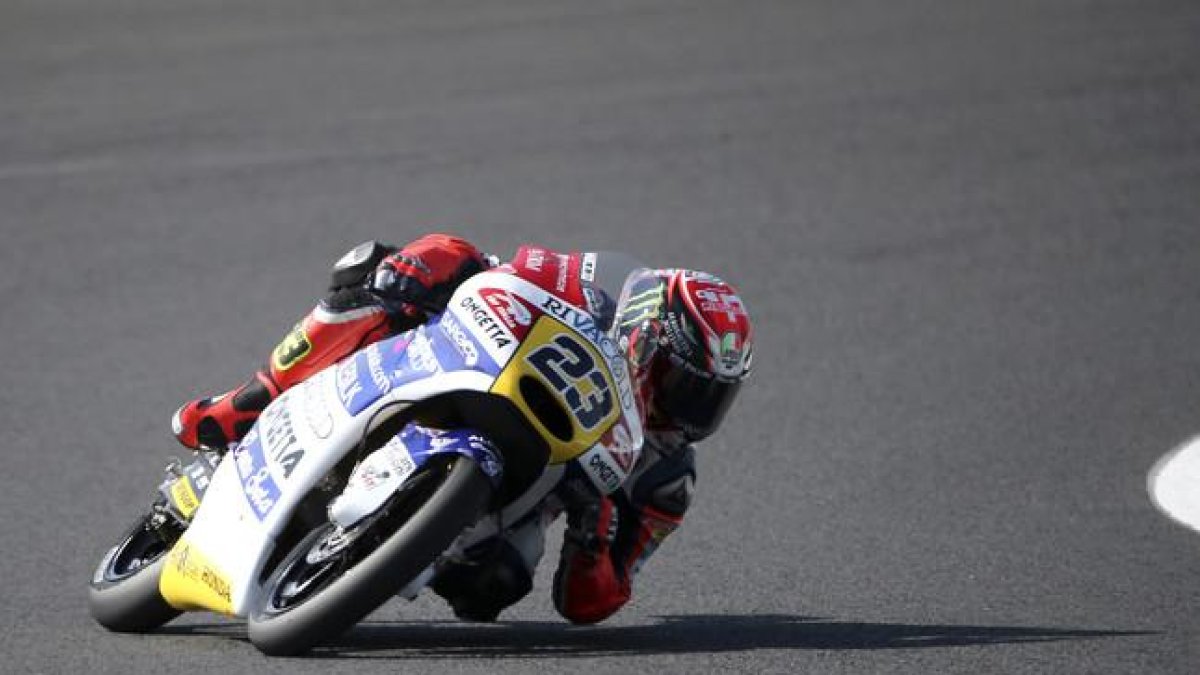 Niccolo Antonelli se ha impuesto en Moto3, en Japón.-AP