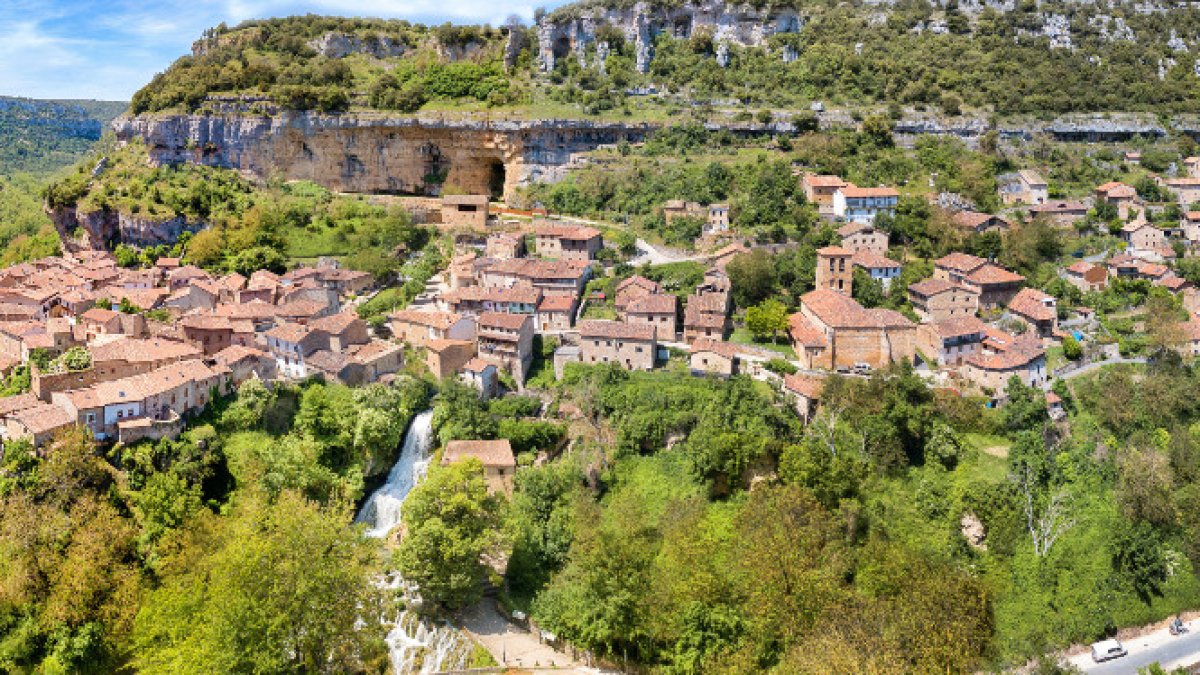 Vista panorámica de Orbaneja del Castillo. ECB