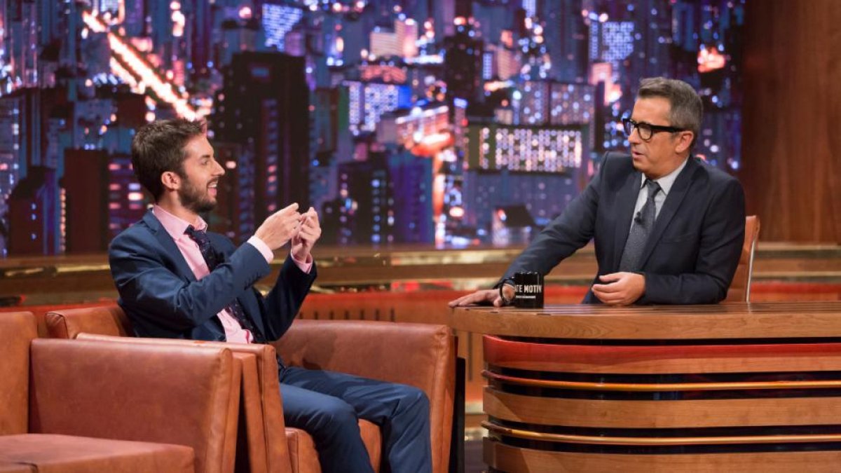 David Broncano con Andreu Buenafuente en Late motiv.-MOVISTAR+