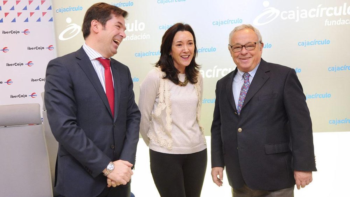 Jorge Sicilia, Laura Sebastián y Gonzalo Santonja presentaron el programa de actividades.-ISRAEL L. MURILLO