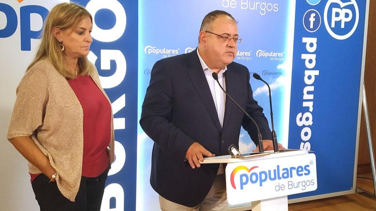 Inmaculada Ranedo y Alejandro Vázquez en una imagen de archvio. ECB