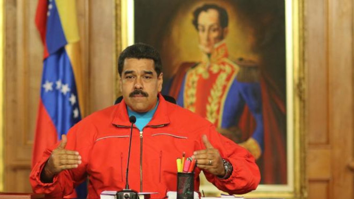 Nicolás Maduro, durante la comparecencia para valorar los resultados de las elecciones legislaltivas.-