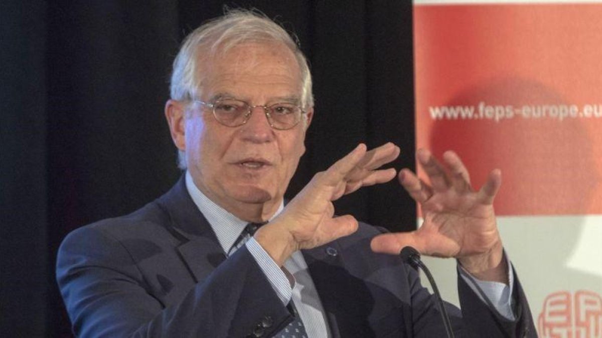 Josep Borrell en Nueva York.-EFE / MIGUEL RAJMIL