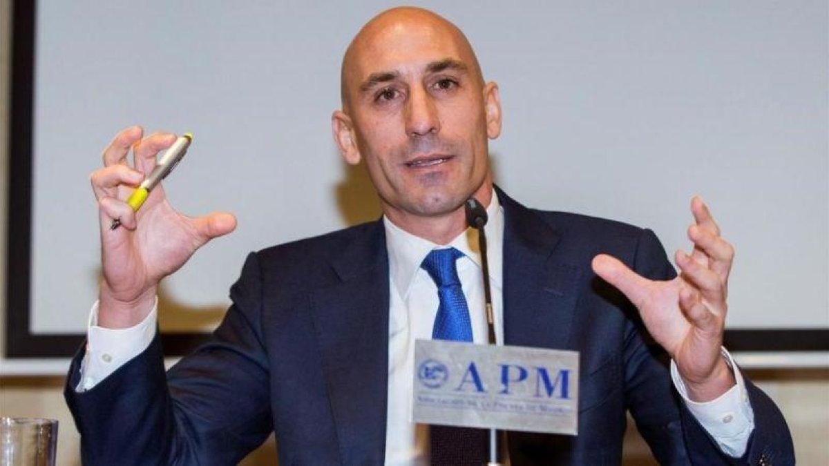 Luis Rubiales, presidente de la RFEF, en una foto de archivo.-EFE / RODRIGO JIMENEZ.