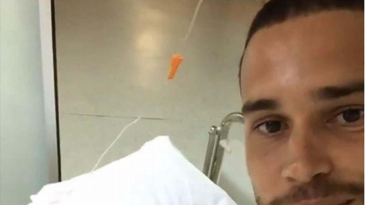 Malena Costa y Mario Suárez después del nacimiento de su primera hija, Matilda.-INSTAGRAM