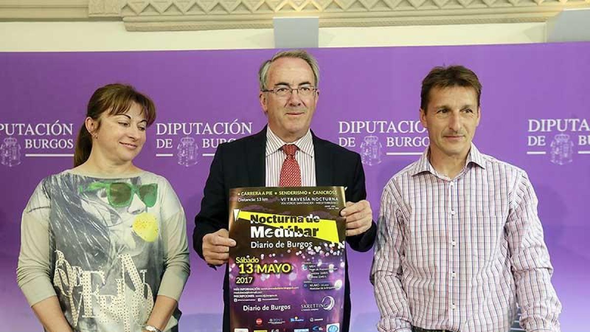 La VI Nocturna de Modúbar fue presentada oficialmente ayer en la Diputación Provincial-Raúl G. Ochoa