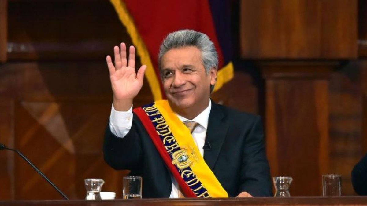 El nuevo presidente de Ecuador, Lenin Moreno.-AFP / RODRIGO BUENDIA