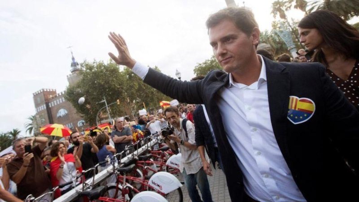 El líder de Ciudadanos, Albert Rivera.-MARTA PÉREZ (EFE)