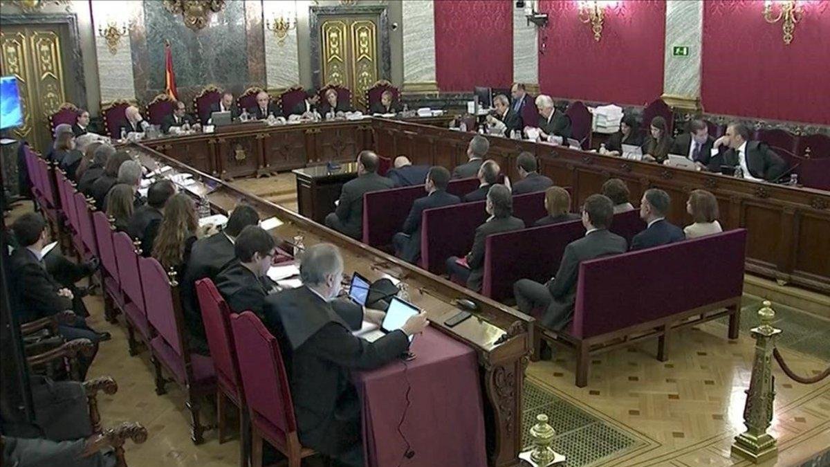 Imagen de la sala del Supremo, este martes.-REUTERS