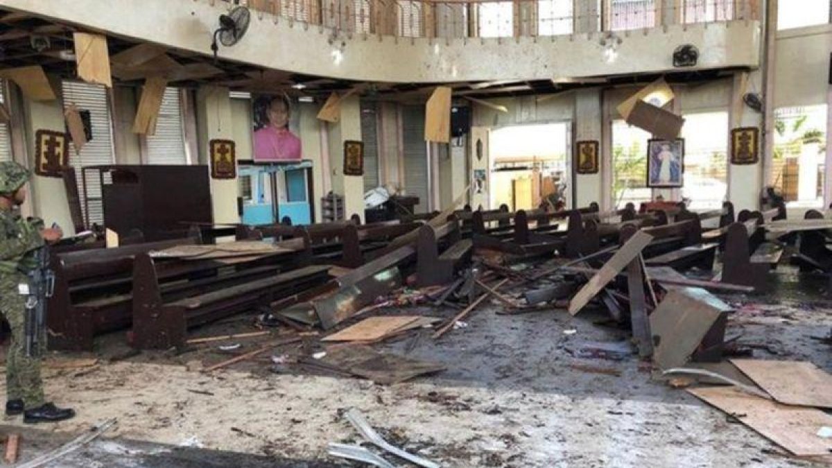 Atentado con granada en una mezquita de Filipinas.-EFE