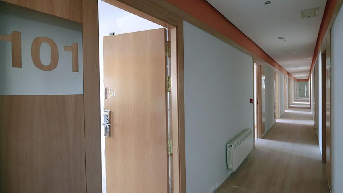 Imagen del interior del albergue juvenil.-RAÚL G. OCHOA