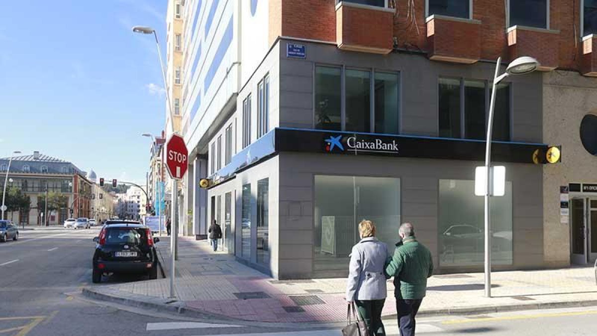 Instalaciones de Caixabank en la Alhóndiga.
