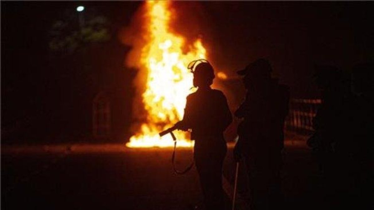El incendio ha comenzado a las 4.22 horas. Imagen de archivo