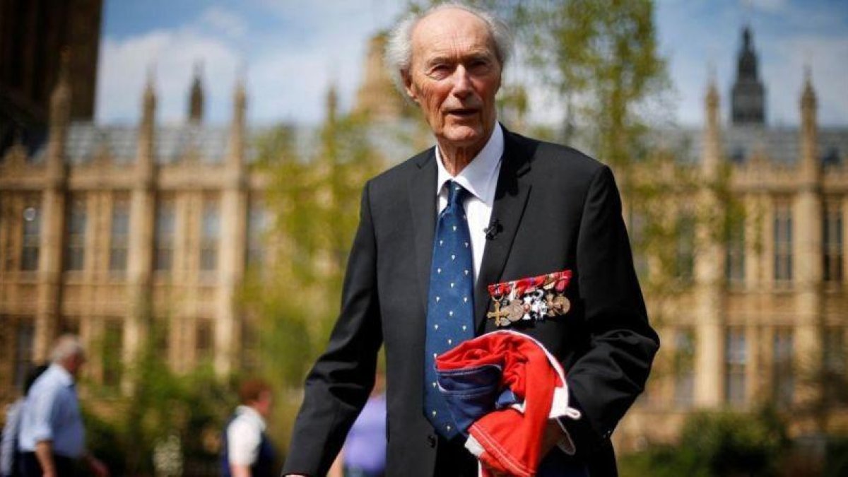 Joachim Roenneberg, uno de los héroes de la resistencia noruega en la segunda guerra mundial.-ANDREW WINNING (REUTERS)
