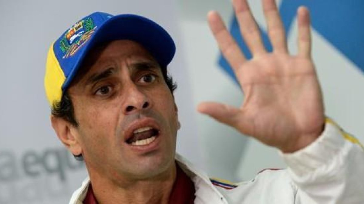 Henrique Capriles, el 3 de diciembre.-AFP / FEDERICO PARRA