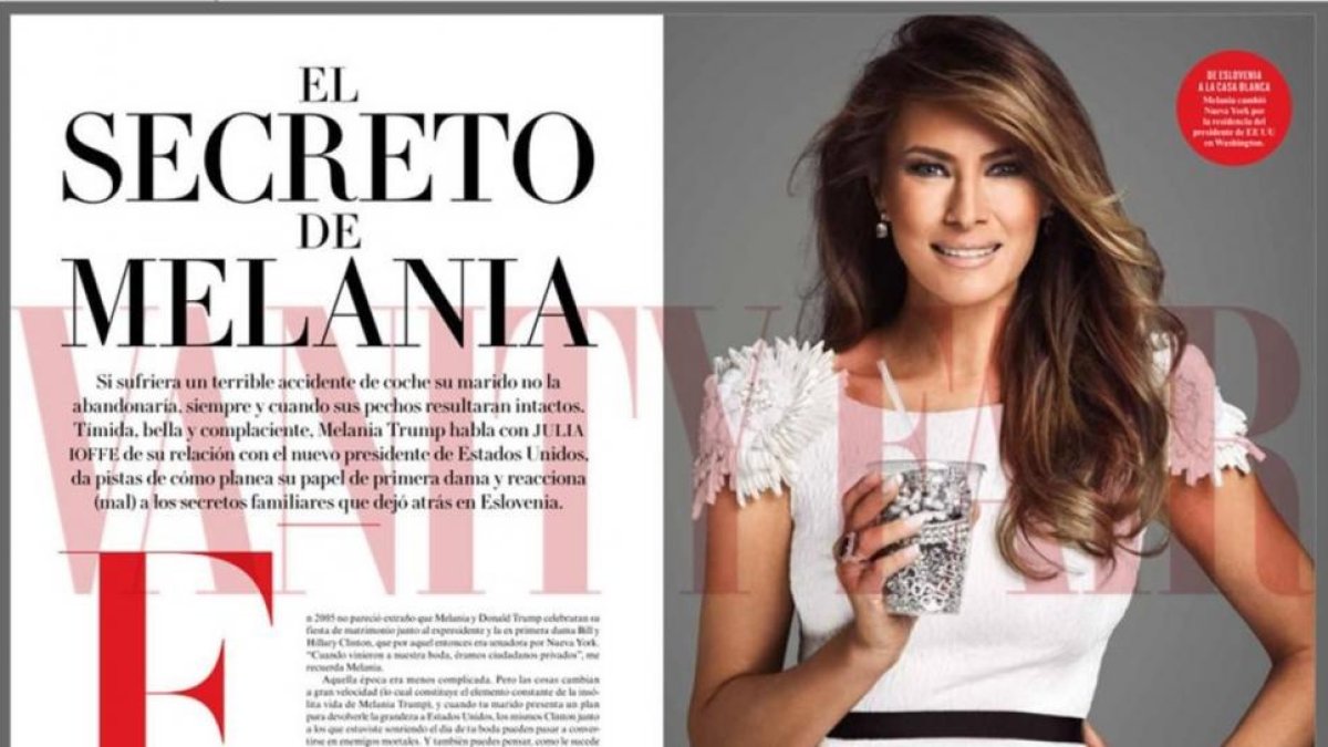 Melania Trump protagoniza el nuevo numero de la edicion mexicana de 'Vanity Fair'-