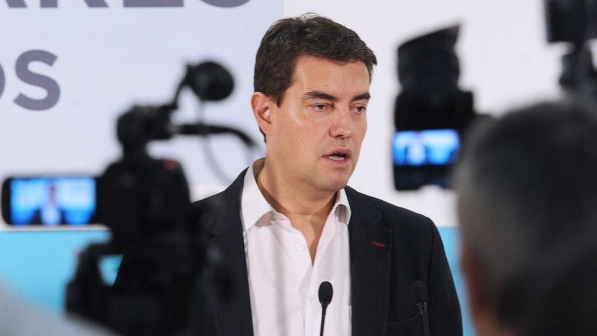 Ángel Ibáñez, número uno de la lista del PSOE a las Cortes por Burgos. ECB