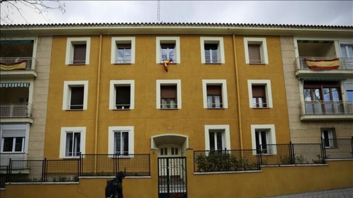 Fachada de la sede de la Fundación Francisco Franco, en Madrid /-JUAN MANUEL PRATS