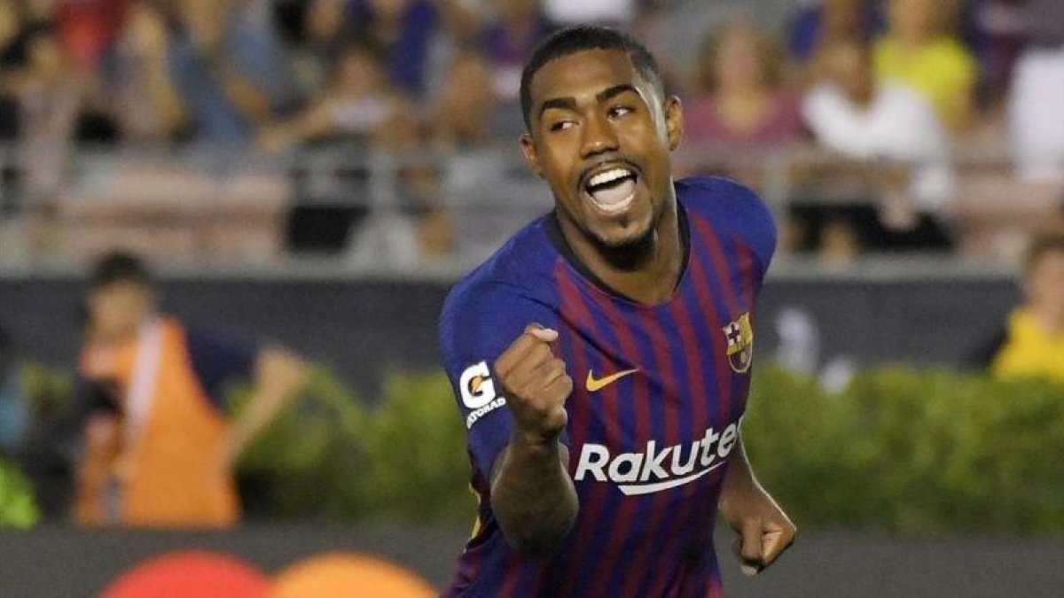 Malcom, en un partido de la pretemporada.-AP / MARK J. TERRILL