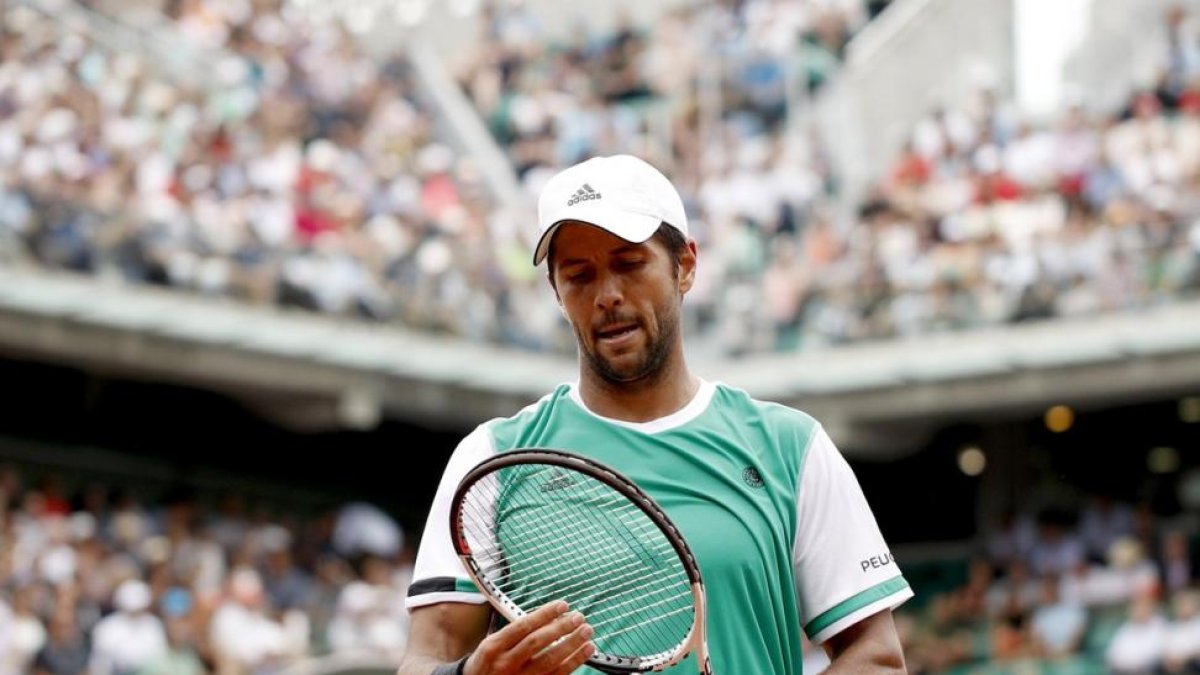 Fernando Verdasco, en París.-YOAN VALAT / EFE