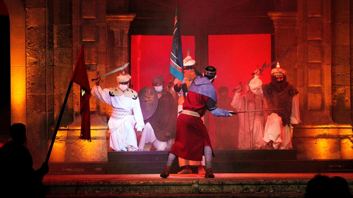 Las escenas se han adaptado a las nuevas circunstancias marcadas por la pandemia. G. GONZÁLEZ