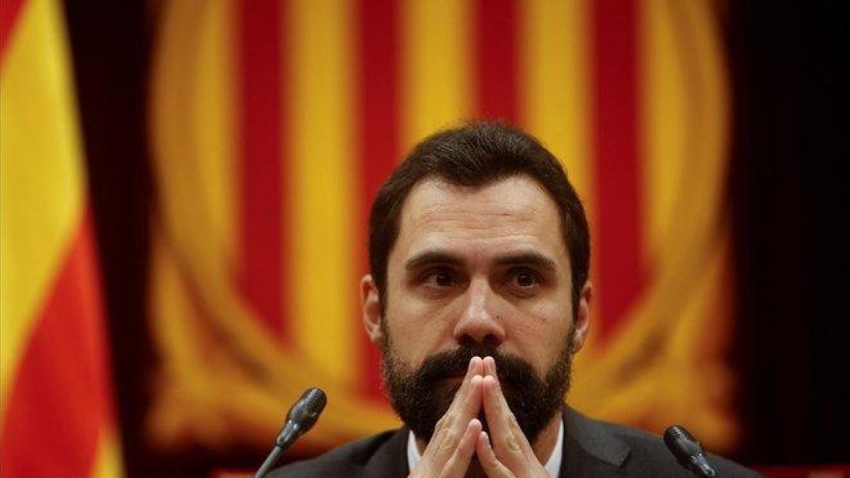 Roger Torrent, presidente del Parlamento catalán.-QUIQUE GARCÍA / EFE