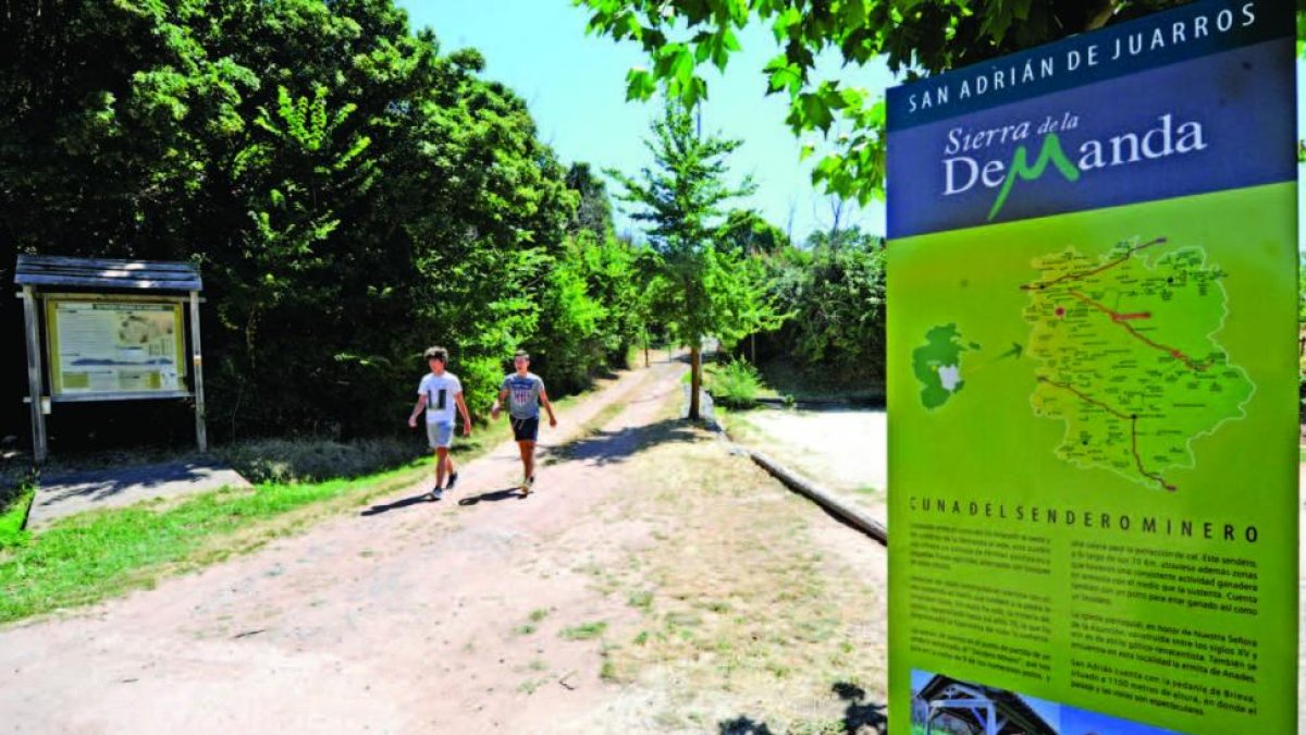 Imagen del Sendero Minero en San Adrián de Juarros-ECB