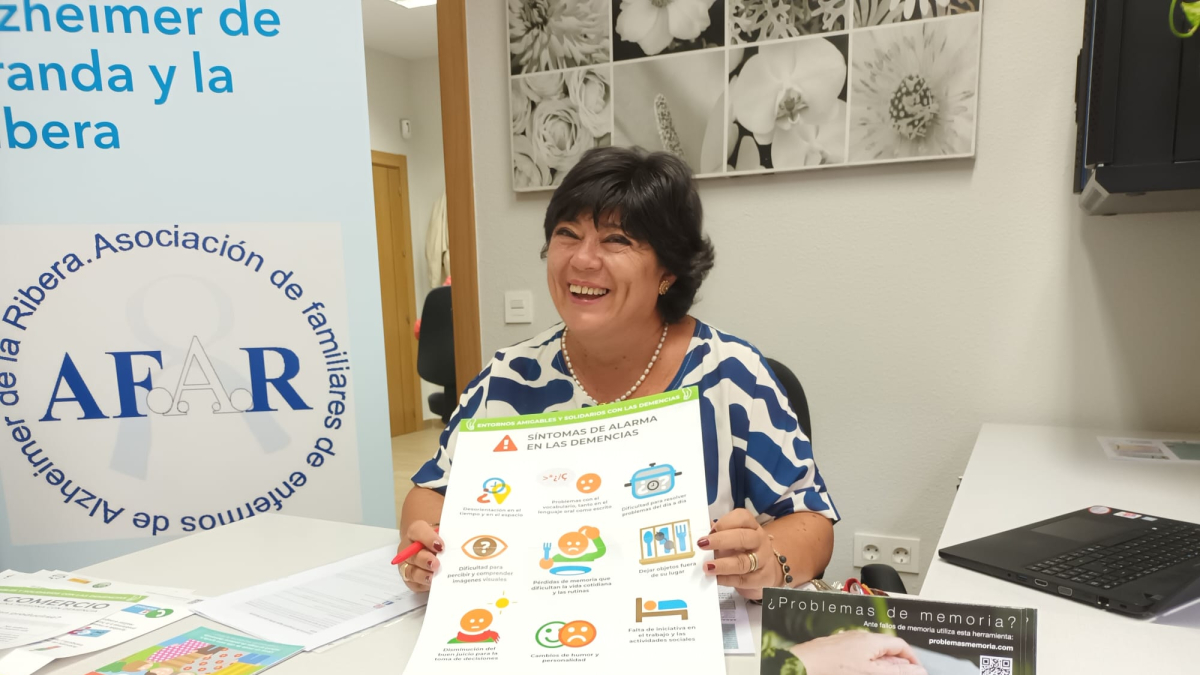 Mª Antonia Sassot Borruel es la presidenta de la asociación AFAR