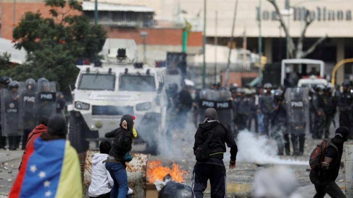 Durante dos días millones de venezolanos han salido a la calle para exigir la renuncia a la presidencia de Nicolás Maduro.-REUTERS