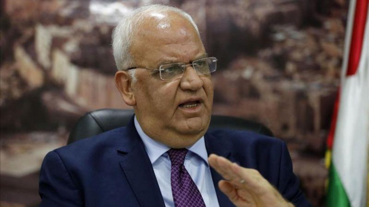 El secretario general de la Organización para la Liberación de Palestina, Saeb Erekat.-AHMAD GHARABLI (AFP)