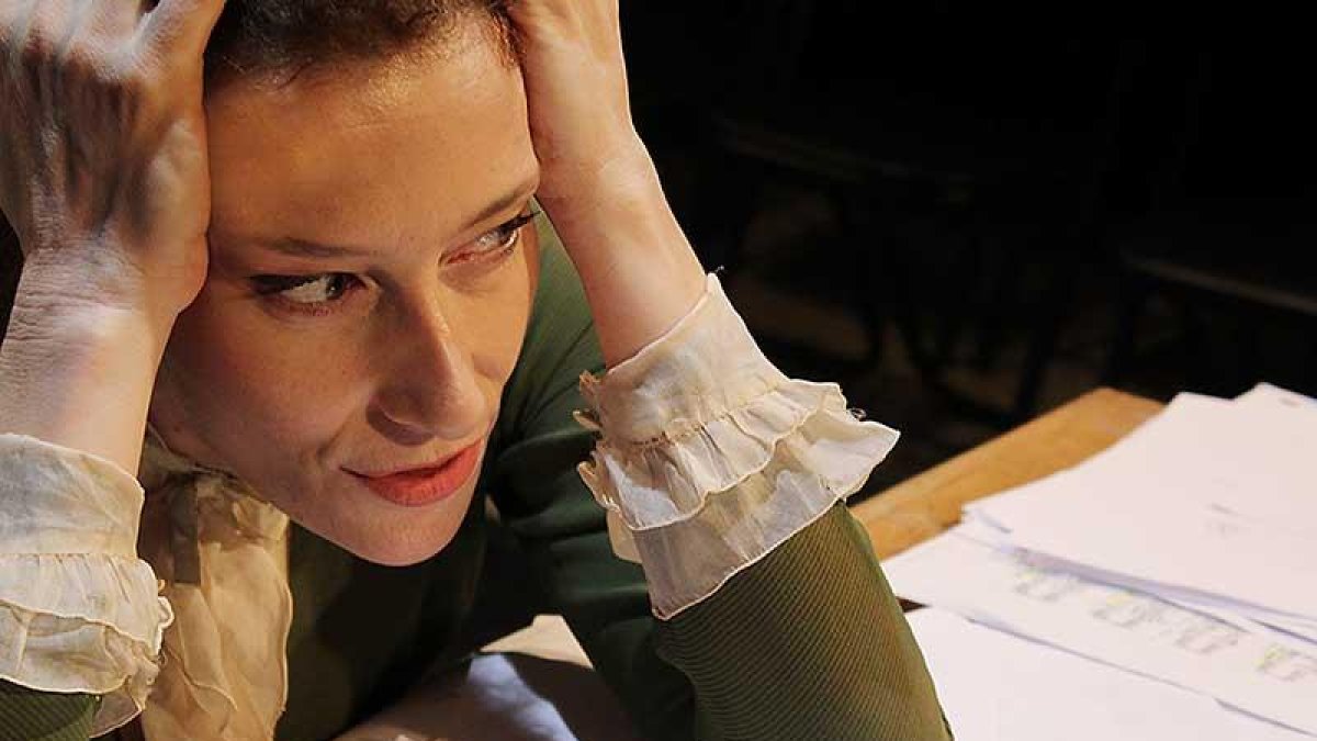 Clara Sanchis, en 'Una habitación propia', que llega a Cultural Cordón el sábado.-