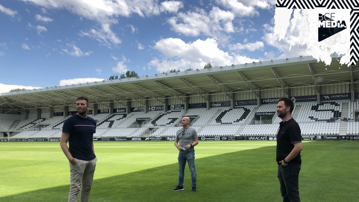 Calero ya ha pisado el césped de El Plantío. BURGOS CF