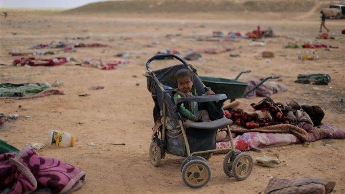 Los niños en la guerra de Siria son las víctimas más preocupantes.-REUTERS