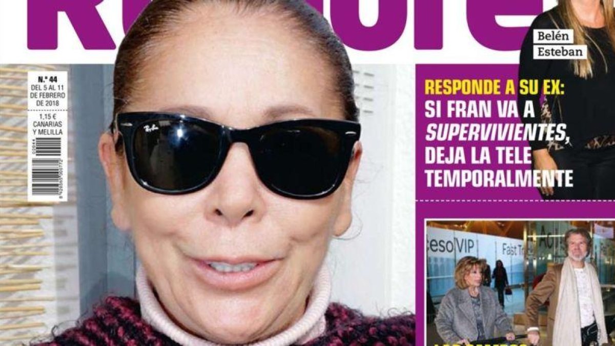 Portada de la revista Rumore, en la que aparece Isabel Pantoja.-EL PERIÓDICO