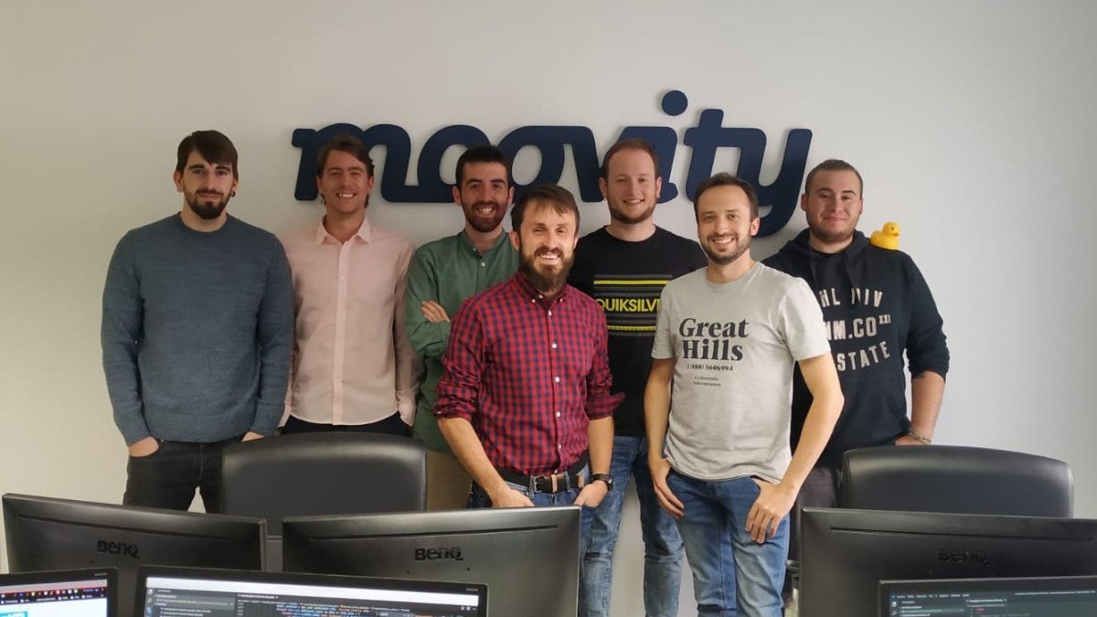 El equipo de la firma burgalesa Moovity. @moovity