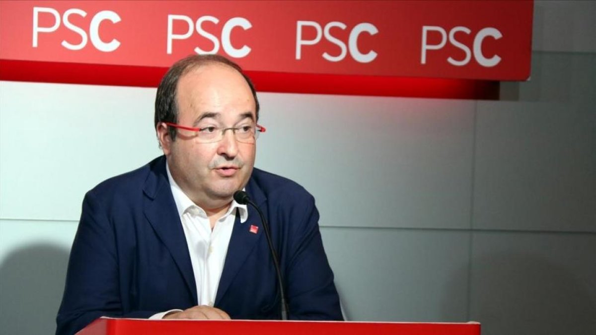 El primer secretario del PSC, Miquel Iceta.-ALEX RECOLONS (ACN)
