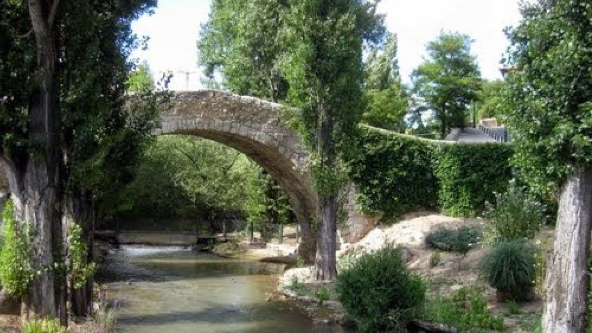 El puente se ubica junto al parque El Barriles