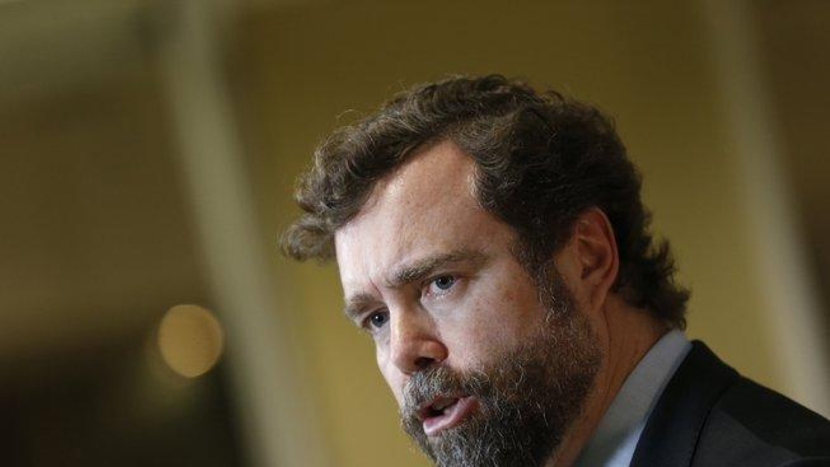 El portavoz de Vox en Congreso, Iván Espinosa de los Monteros, este martes en Madrid.-EFE