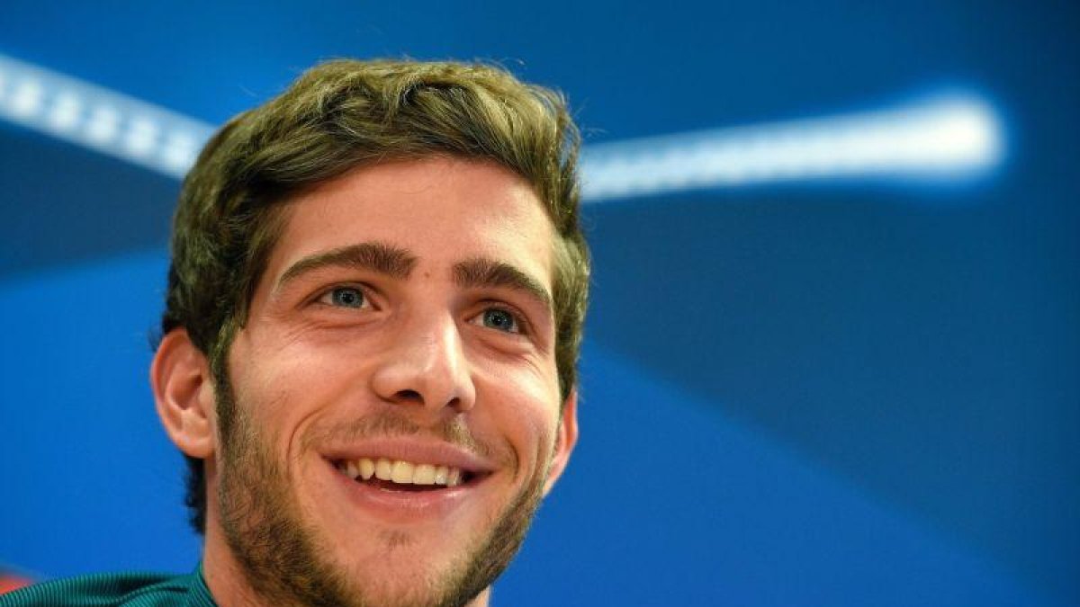 Sergi Roberto, internacional del FC Barcelona.-LLUIS GENE (AFP)