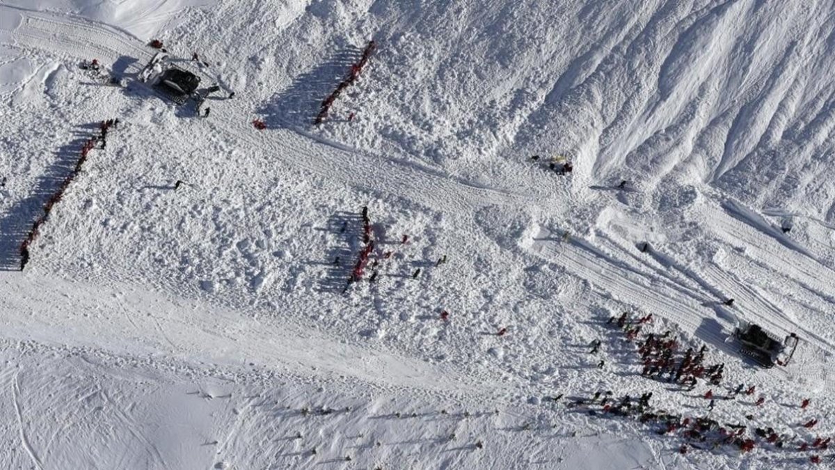 Una estación de esquí en los Alpes franceses-EFE / SYLVAIN MUSCIO