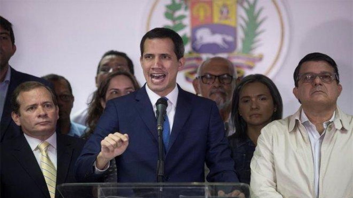 Juan Guaidó, líder opositor en Venezuela.-EFE