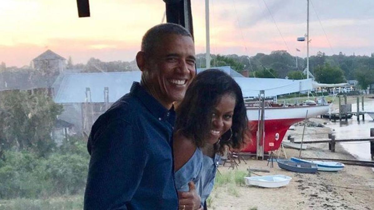 Barack y Michelle juntos.-INSTAGRAM
